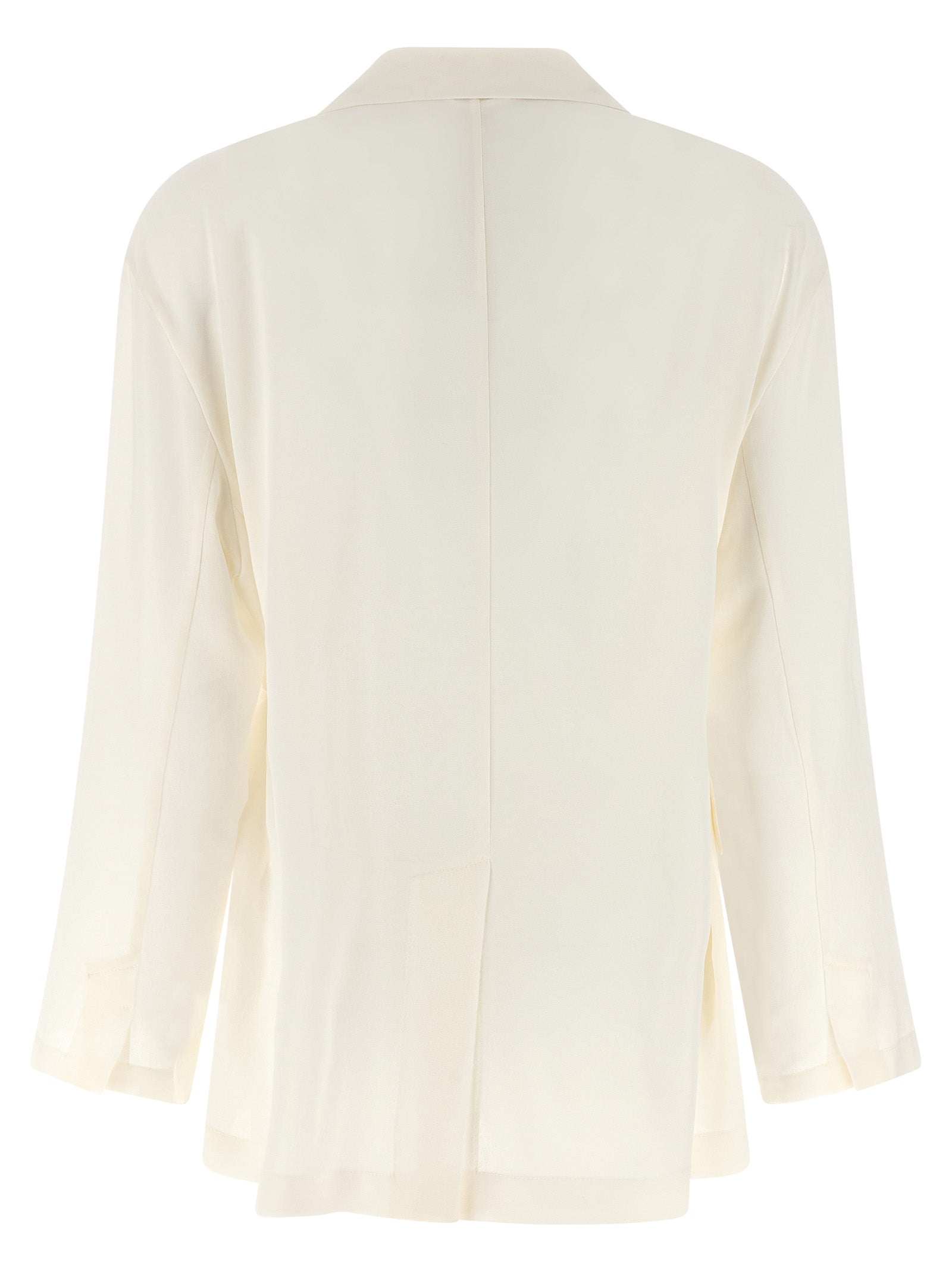Brunello Cucinelli Beige Silk Women's Blazer