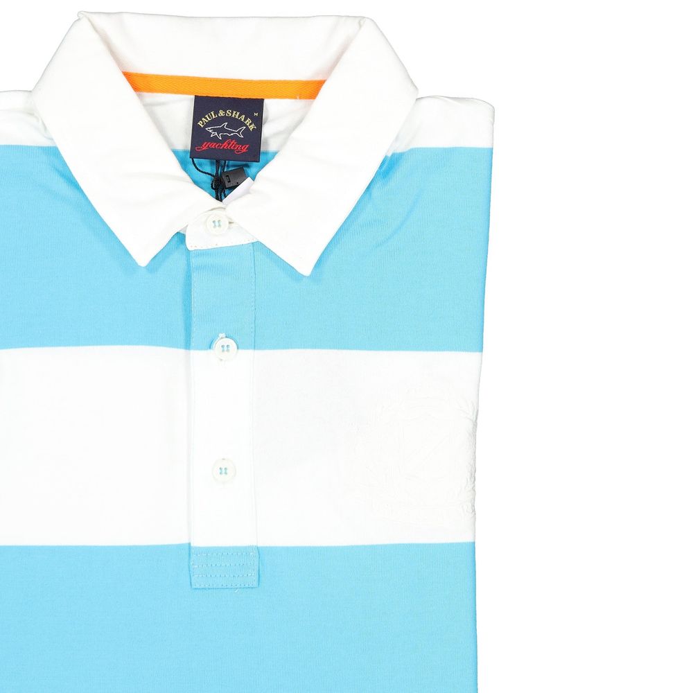 Paul & Shark White Cotton Polo Men's Shirt