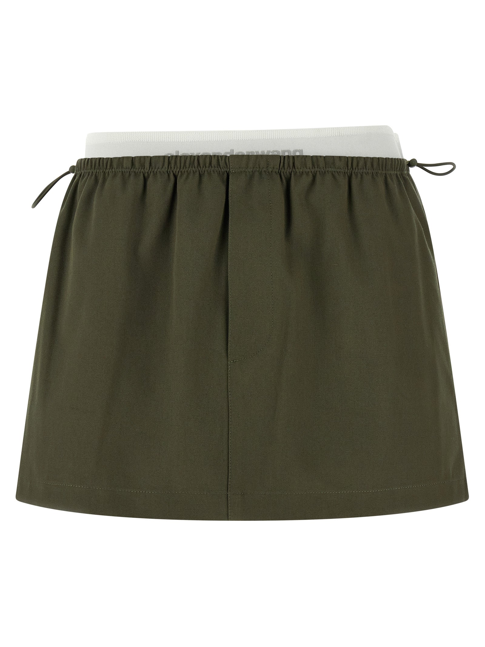 Alexander Wang Bicolor Cotton Long Women's Skirt