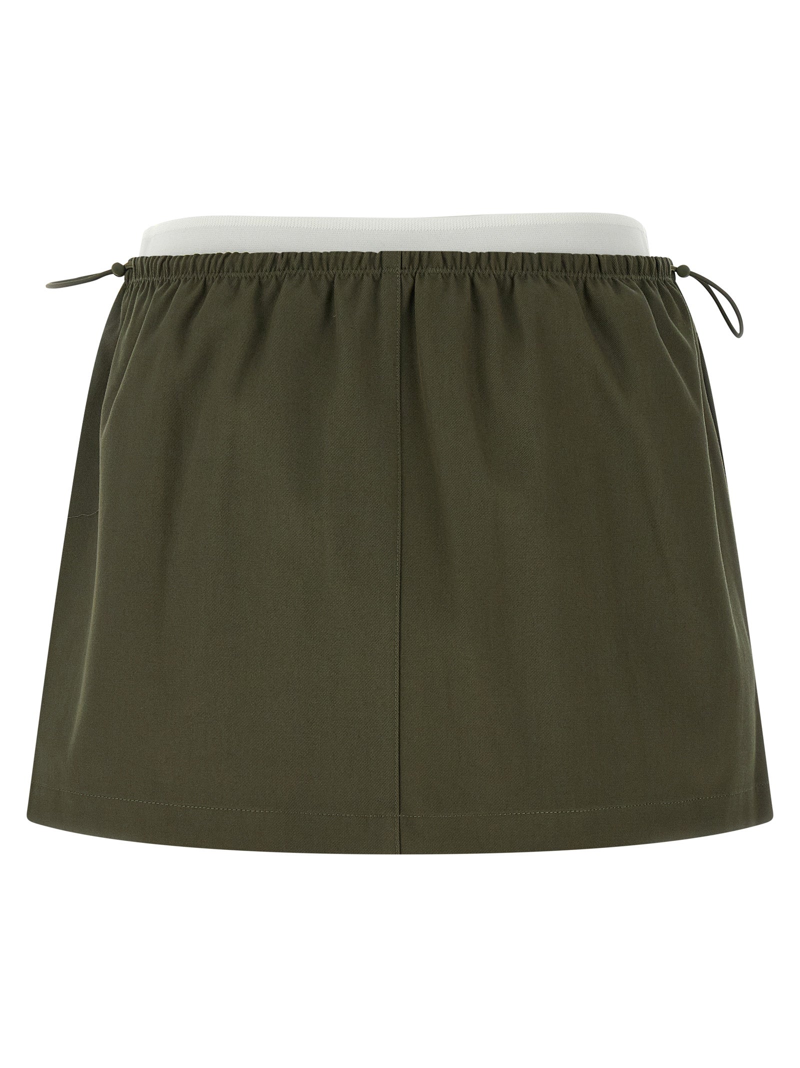 Alexander Wang Bicolor Cotton Long Women's Skirt