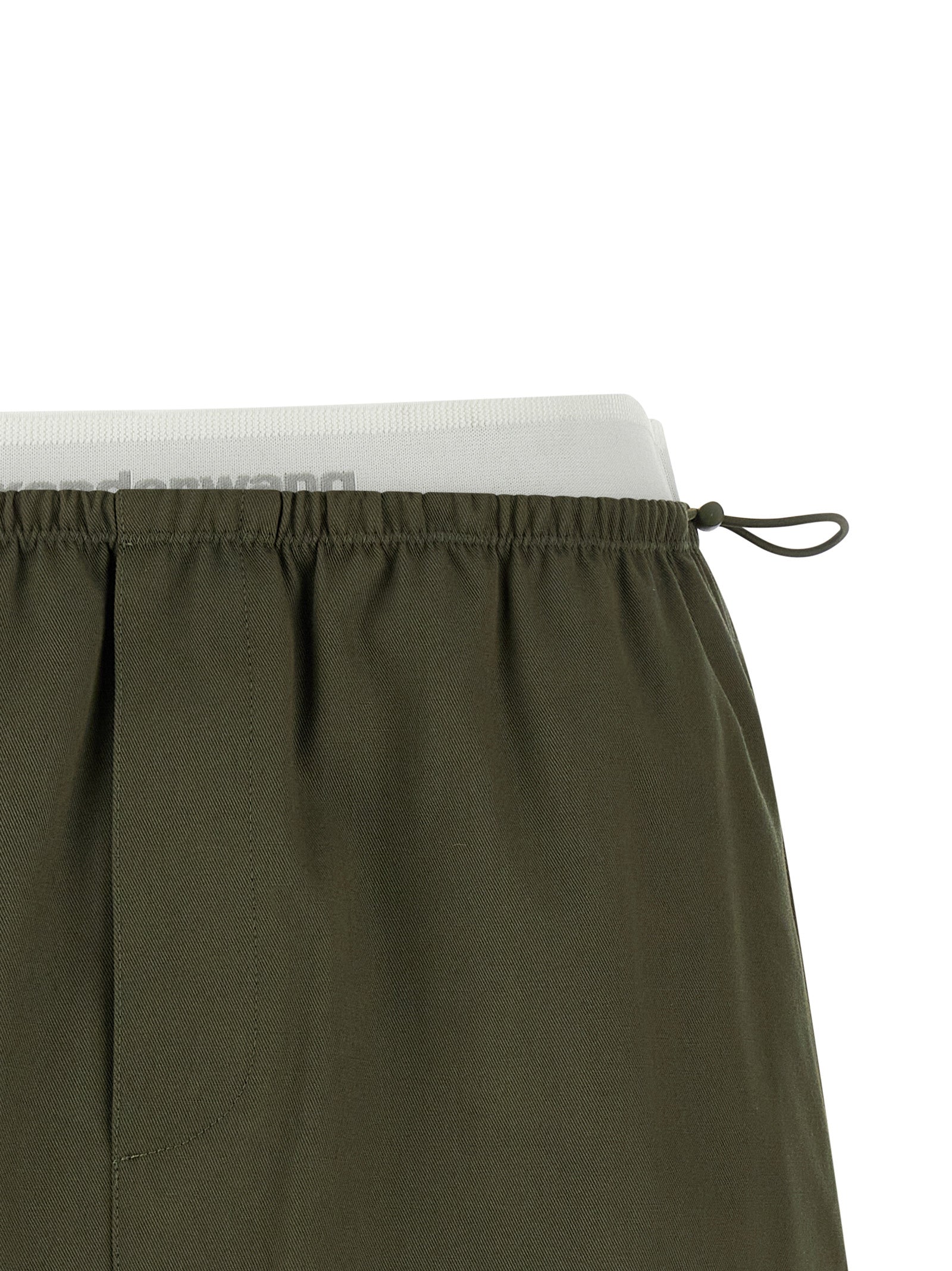 Alexander Wang Bicolor Cotton Long Women's Skirt