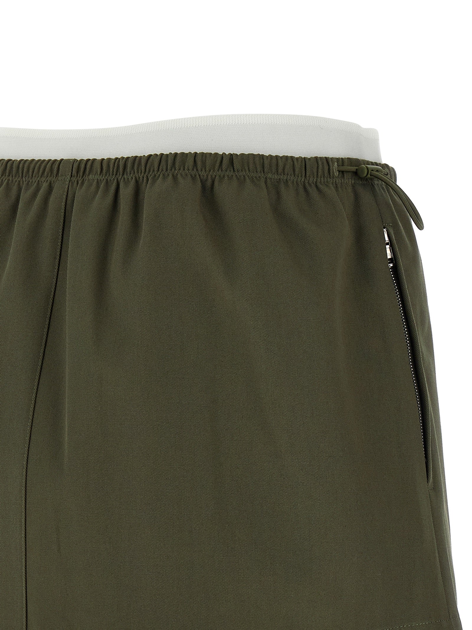 Alexander Wang Bicolor Cotton Long Women's Skirt