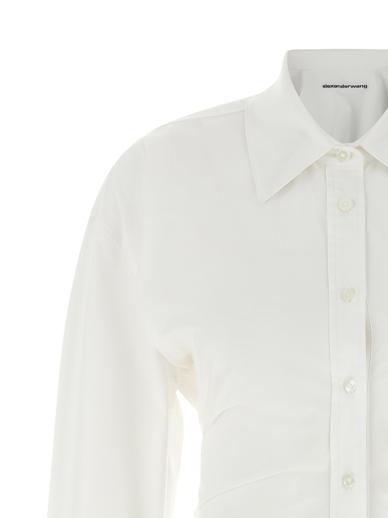 Alexander Wang White Cotton Short Women's Dress