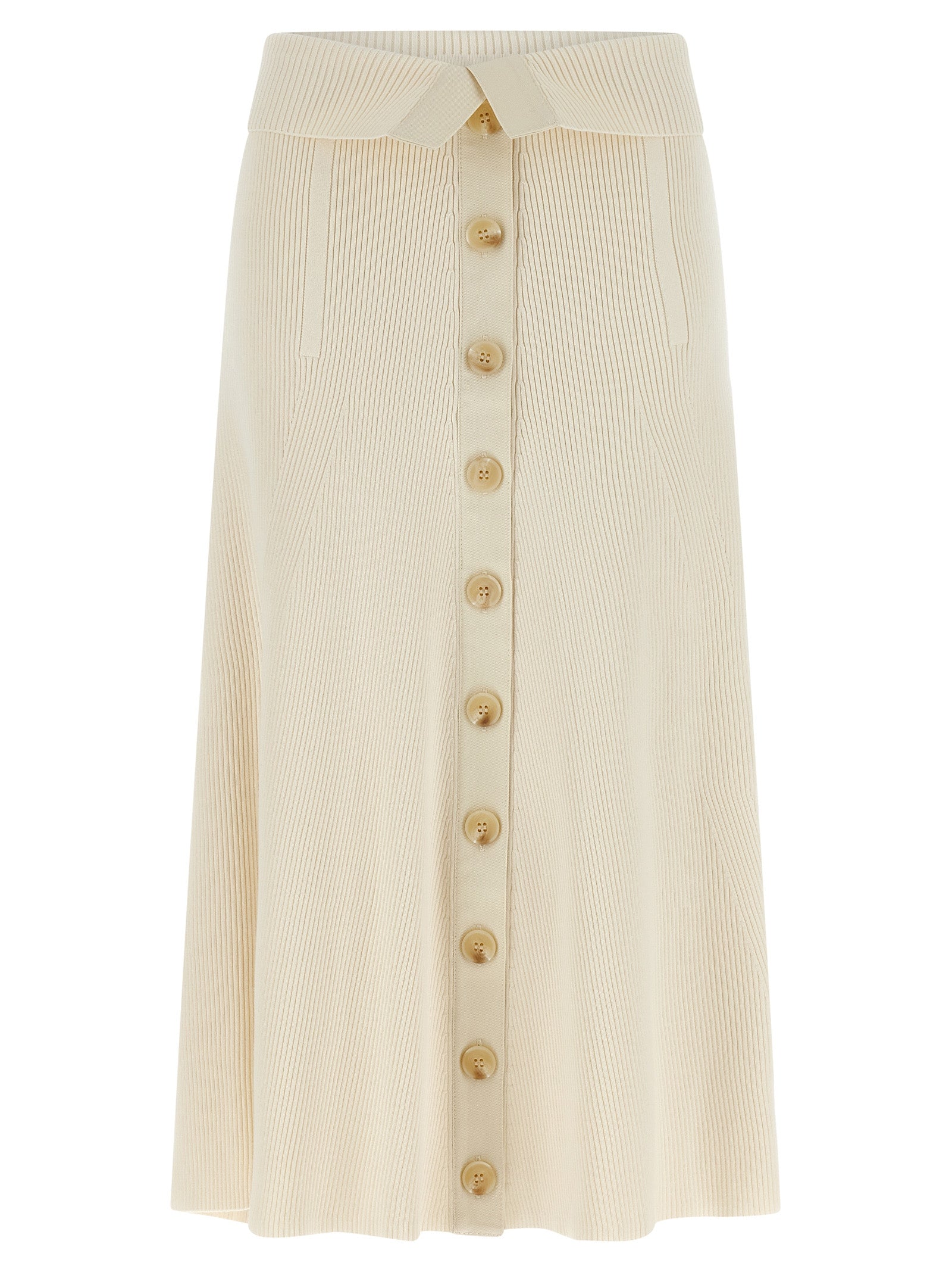 Zimmermann Beige Viscose Midi Women's Skirt