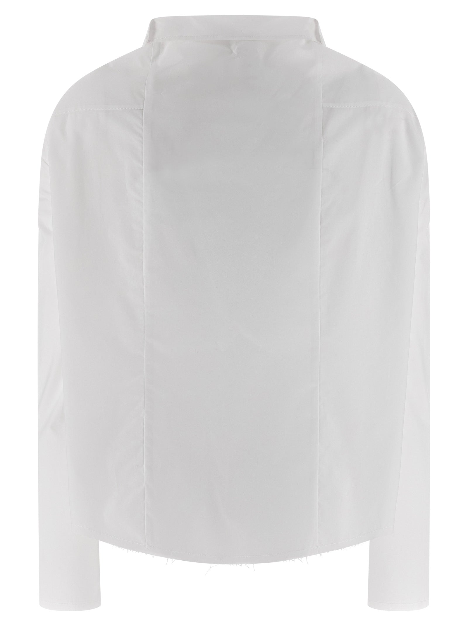 MM6 Maison Margiela White Cotton Women's Blouse
