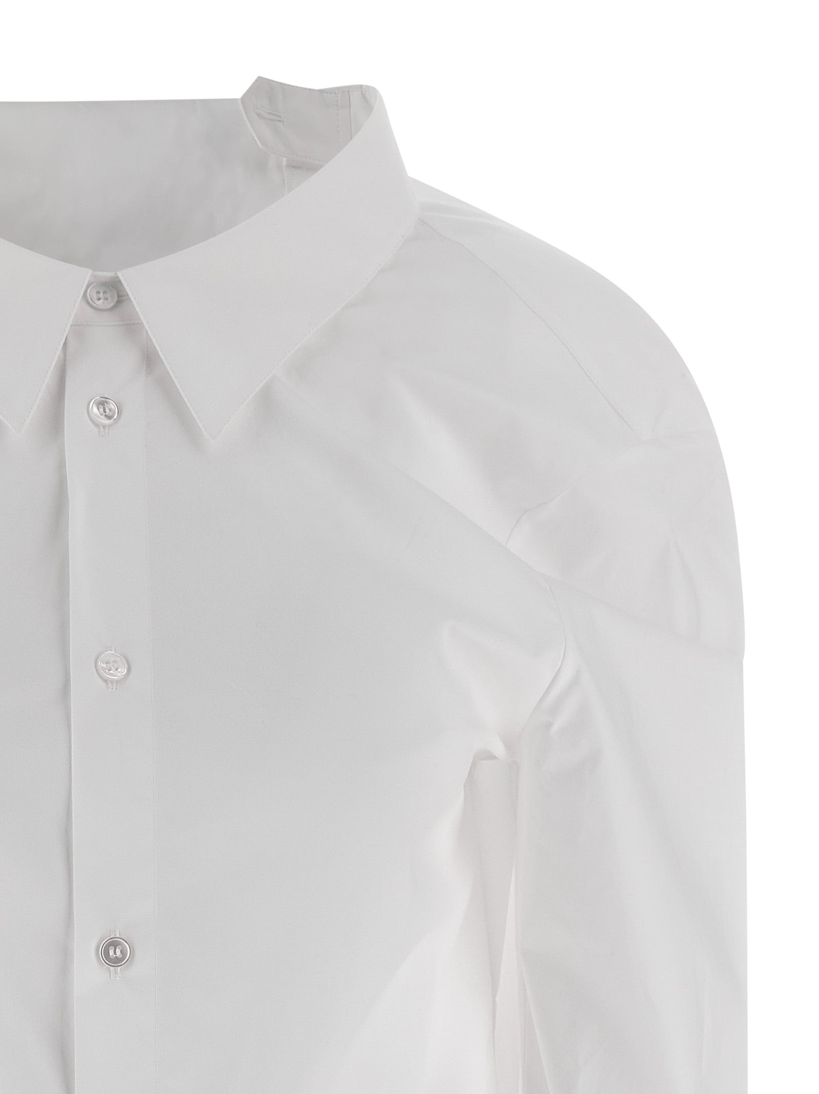 MM6 Maison Margiela White Cotton Women's Blouse
