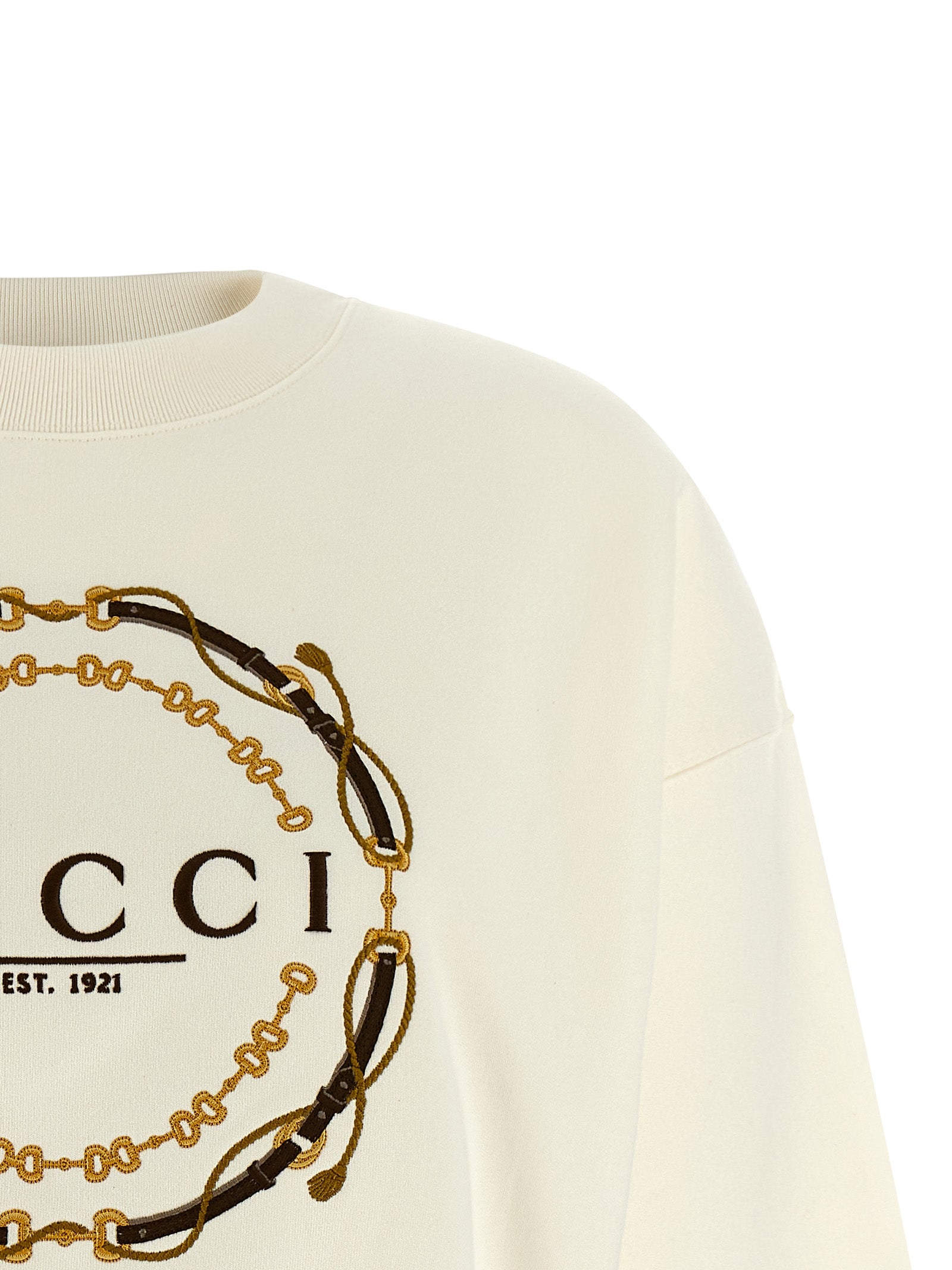 Gucci White Cotton Women's Sweatshirt