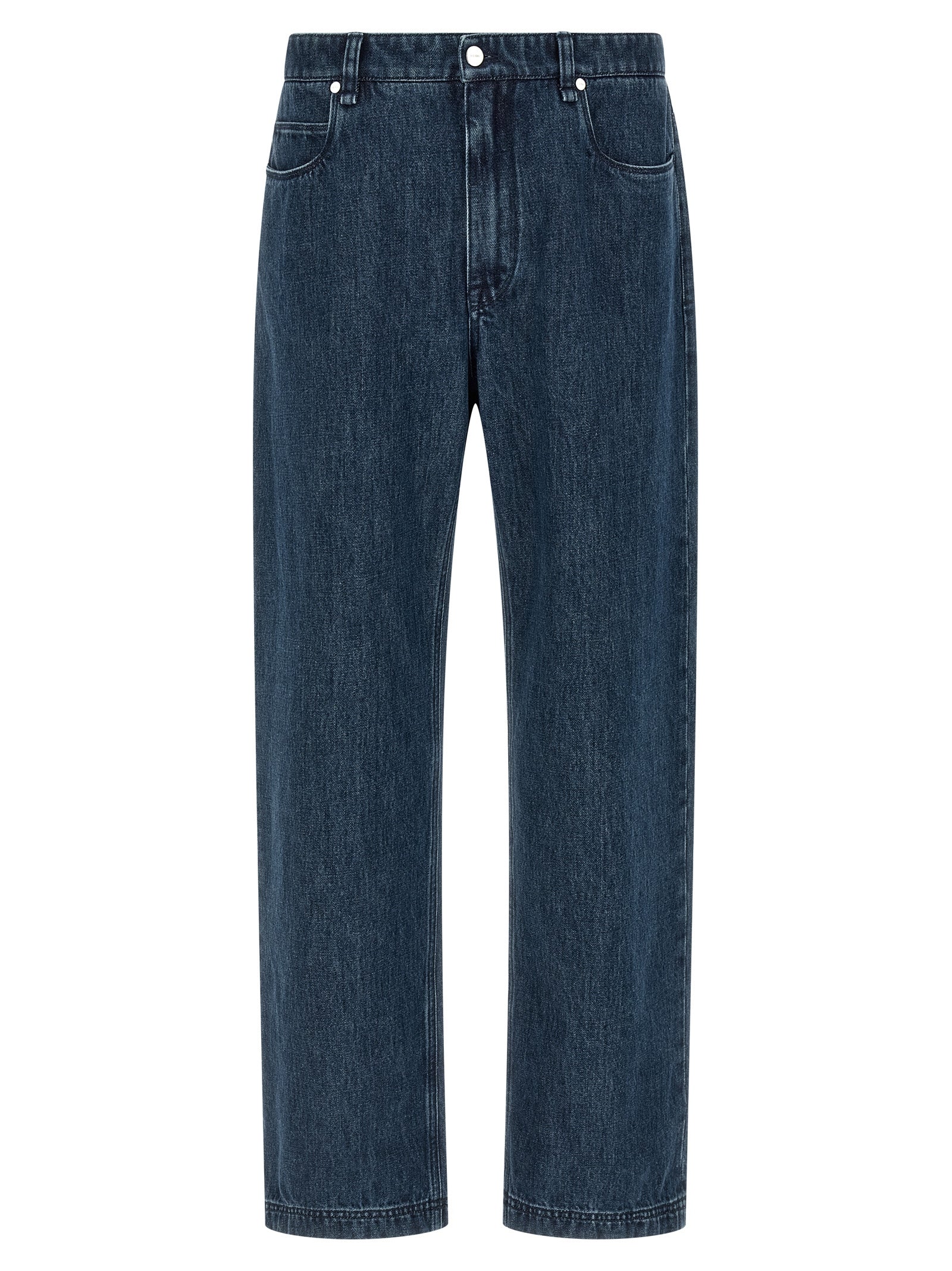Fendi Blue Cotton Flared Men's Jeans
