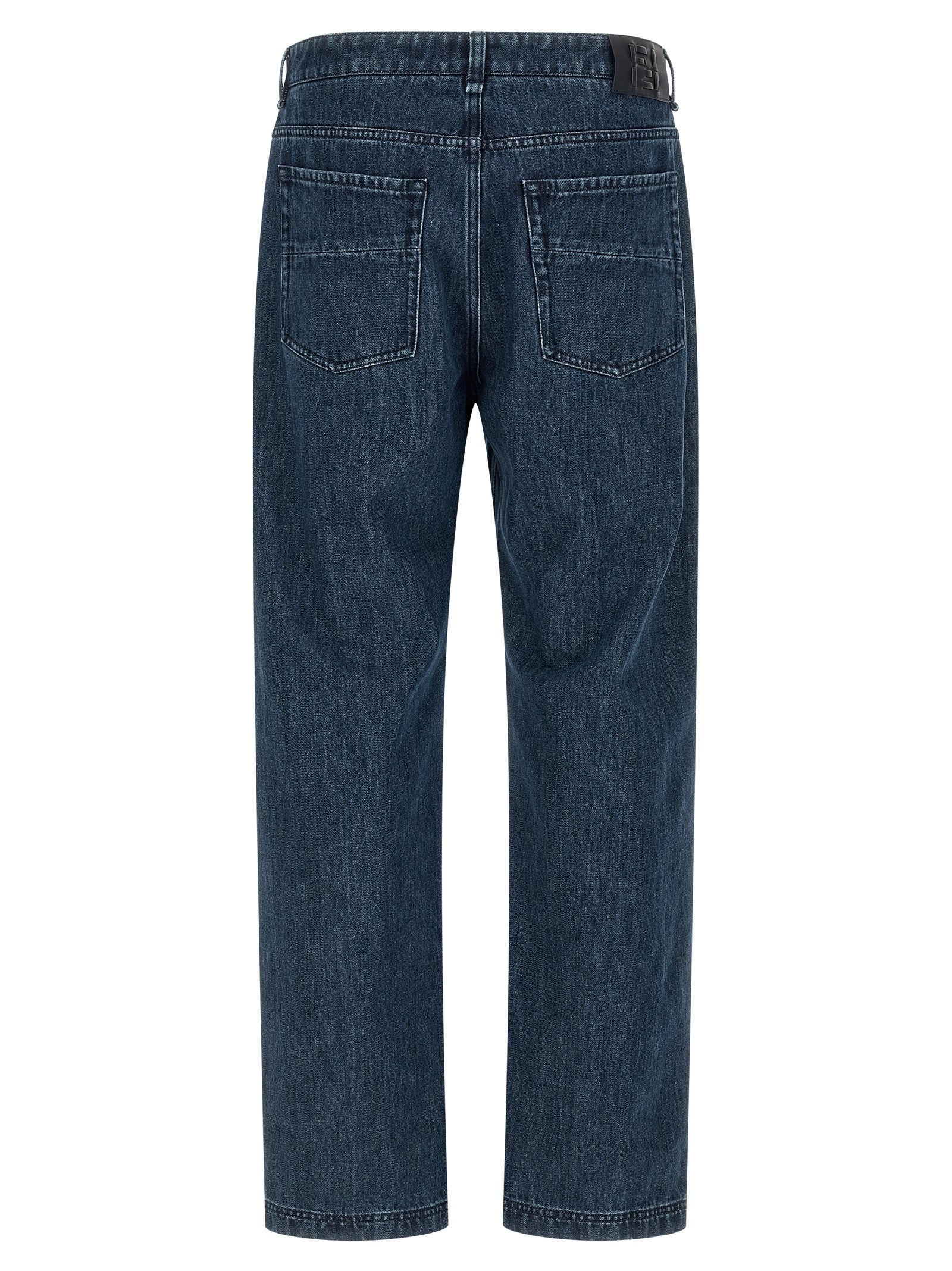 Fendi Blue Cotton Flared Men's Jeans