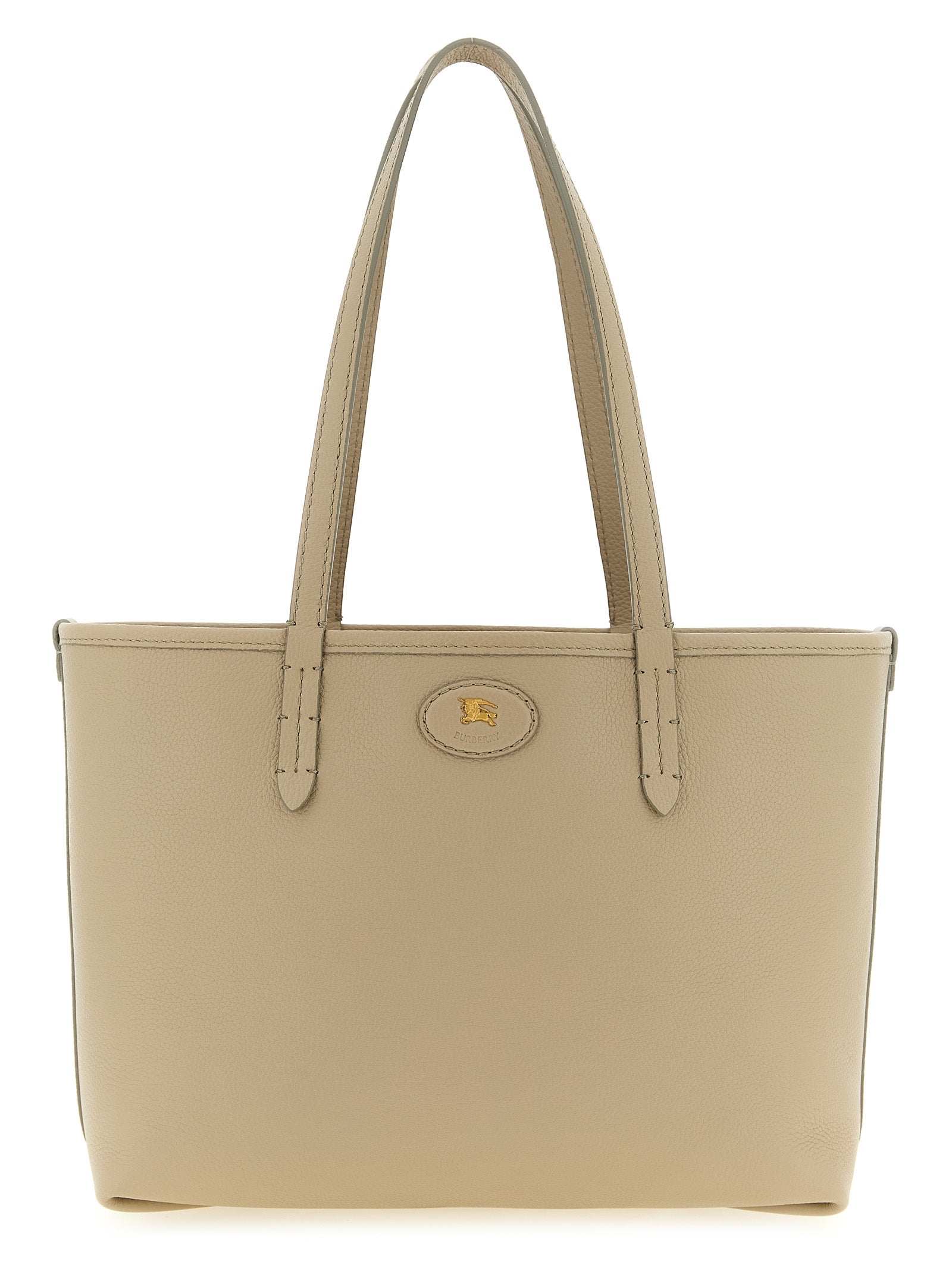 Burberry Beige Calfskin Tote Women's Bag