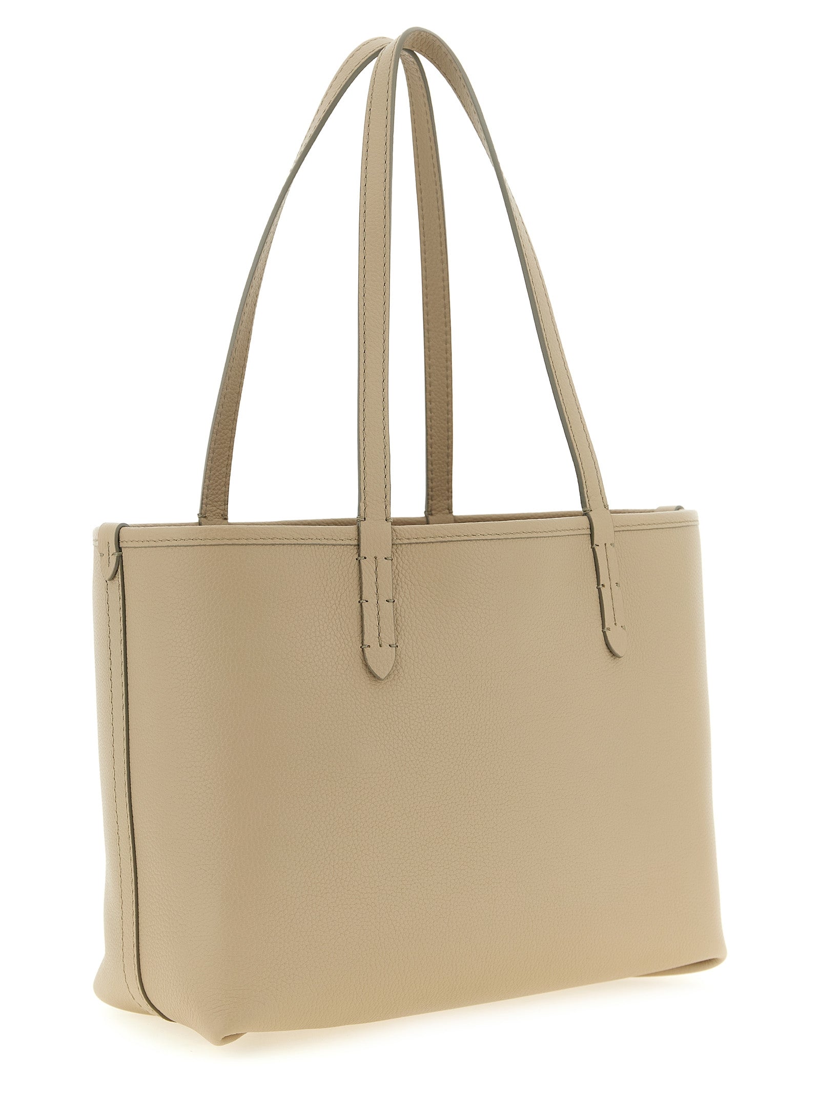 Burberry Beige Calfskin Tote Women's Bag