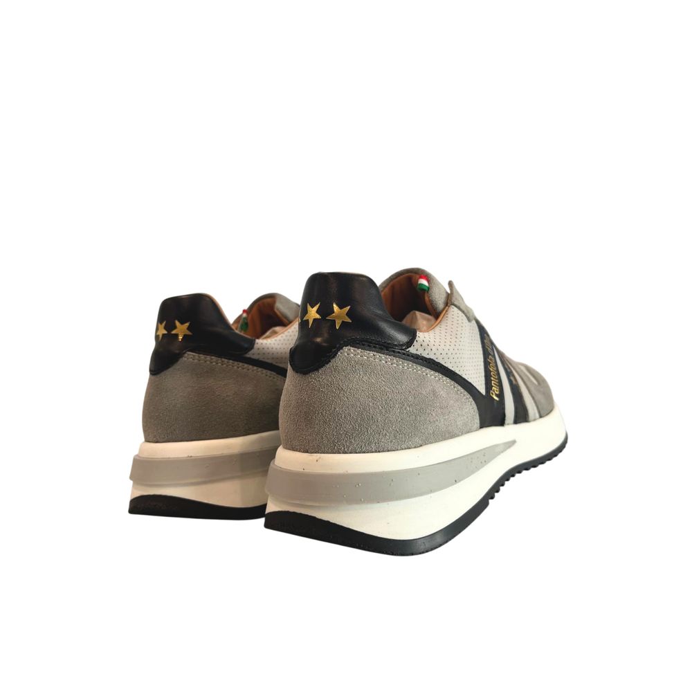 Pantofola D'Oro Grey Suede Men Men's Sneaker