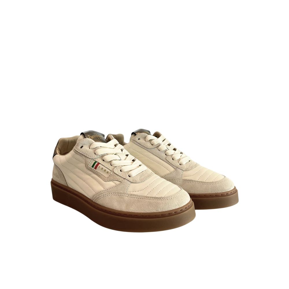 Pantofola D'Oro Beige Suede Mens Men's Sneaker