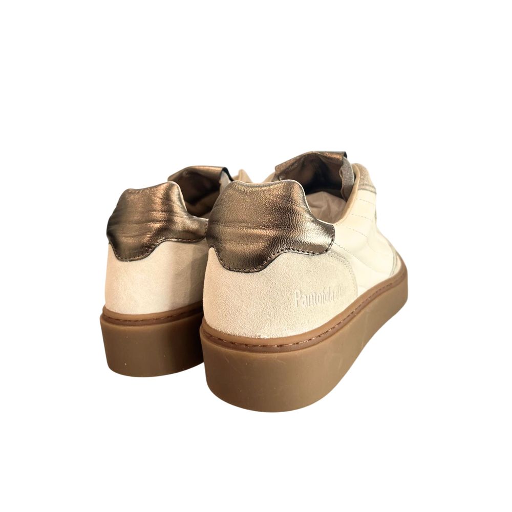 Pantofola D'Oro Beige Suede Mens Men's Sneaker