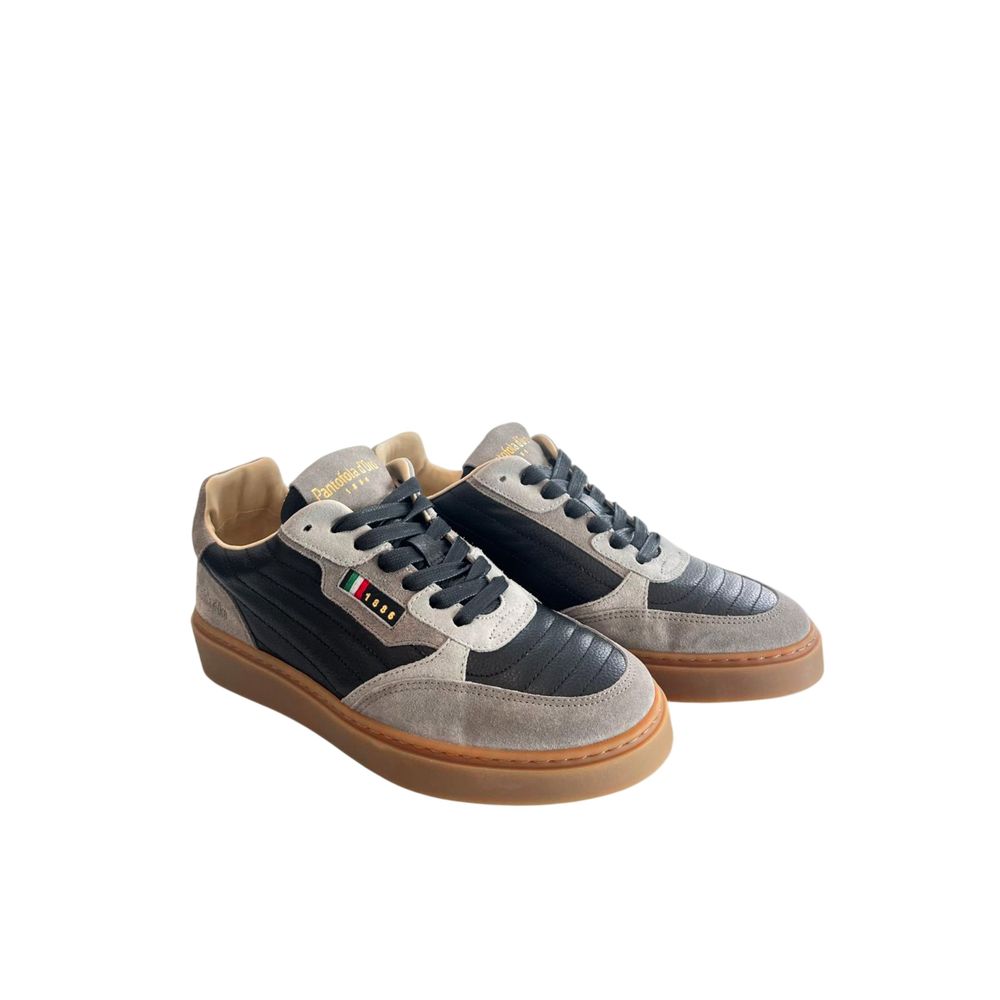 Pantofola D'Oro Grey Suede Men Men's Sneaker