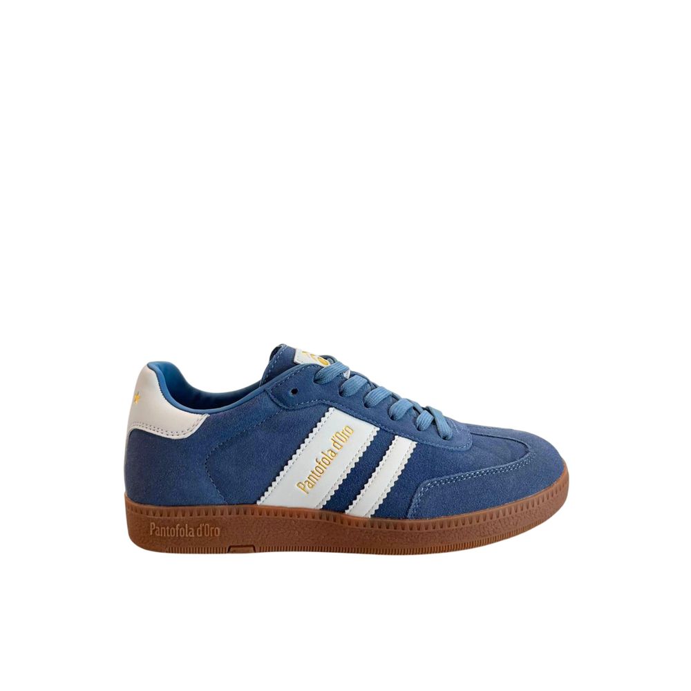 Pantofola D'Oro Blue Suede Men's Men's Sneakers