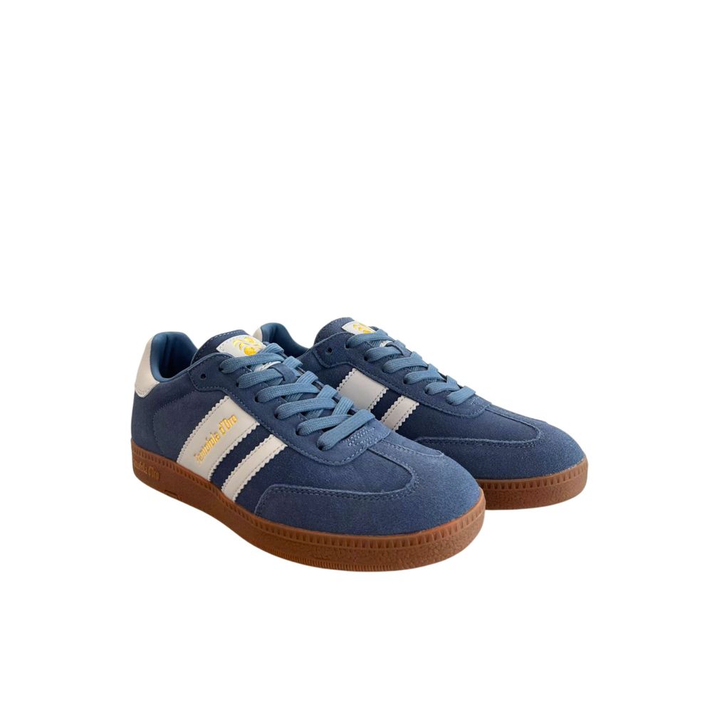 Pantofola D'Oro Blue Suede Men's Men's Sneakers