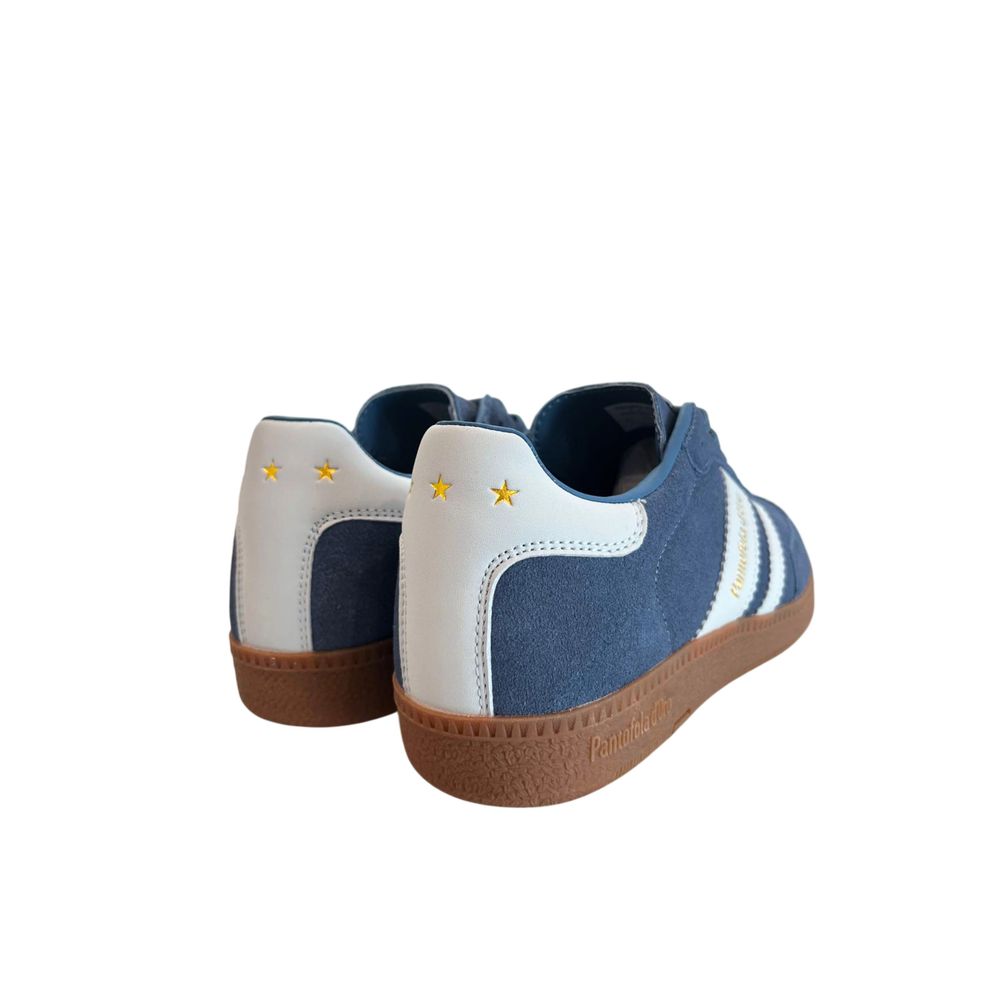 Pantofola D'Oro Blue Suede Men's Men's Sneakers
