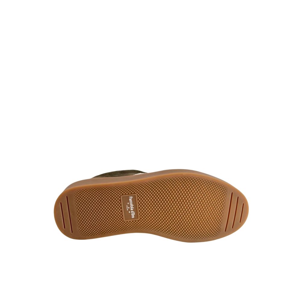 Pantofola D'Oro Green Suede Men Men's Sneaker