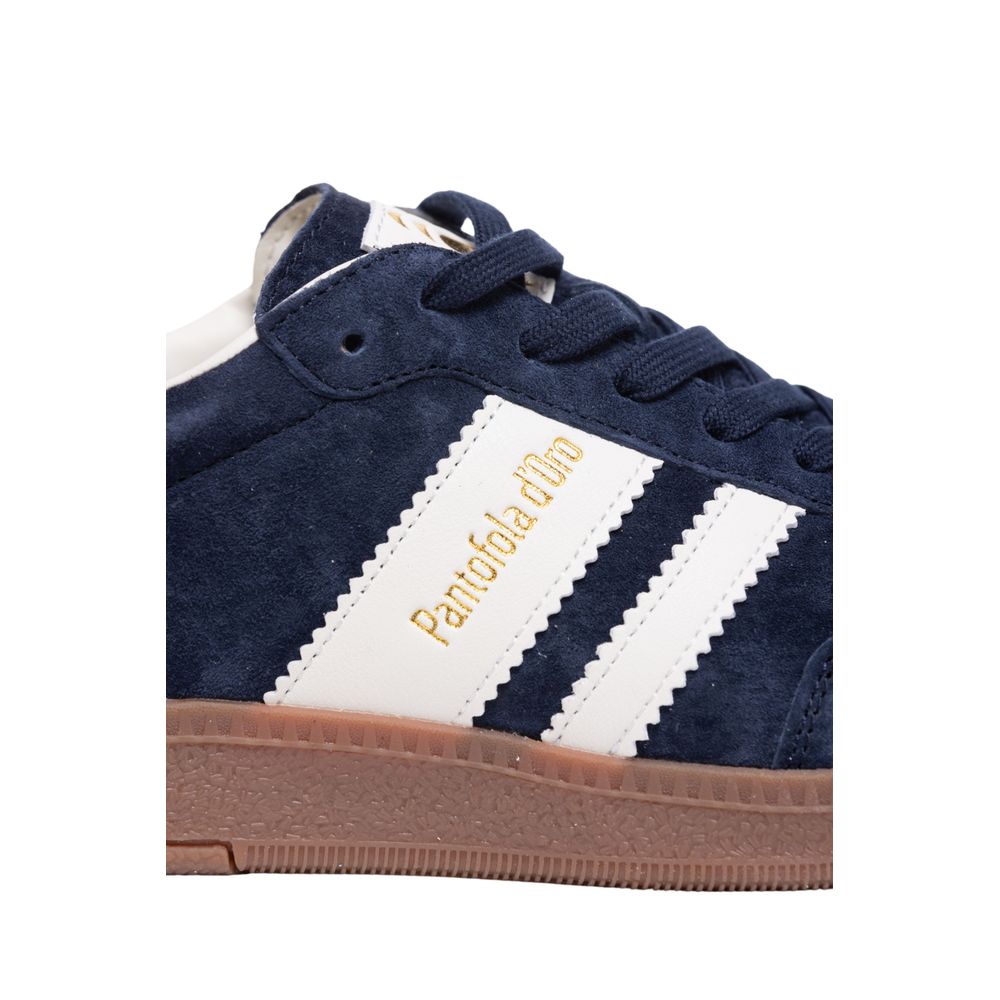 Pantofola D'Oro Blue Suede Men Men's Sneaker