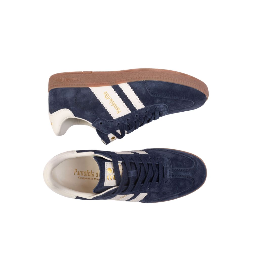 Pantofola D'Oro Blue Suede Men Men's Sneaker