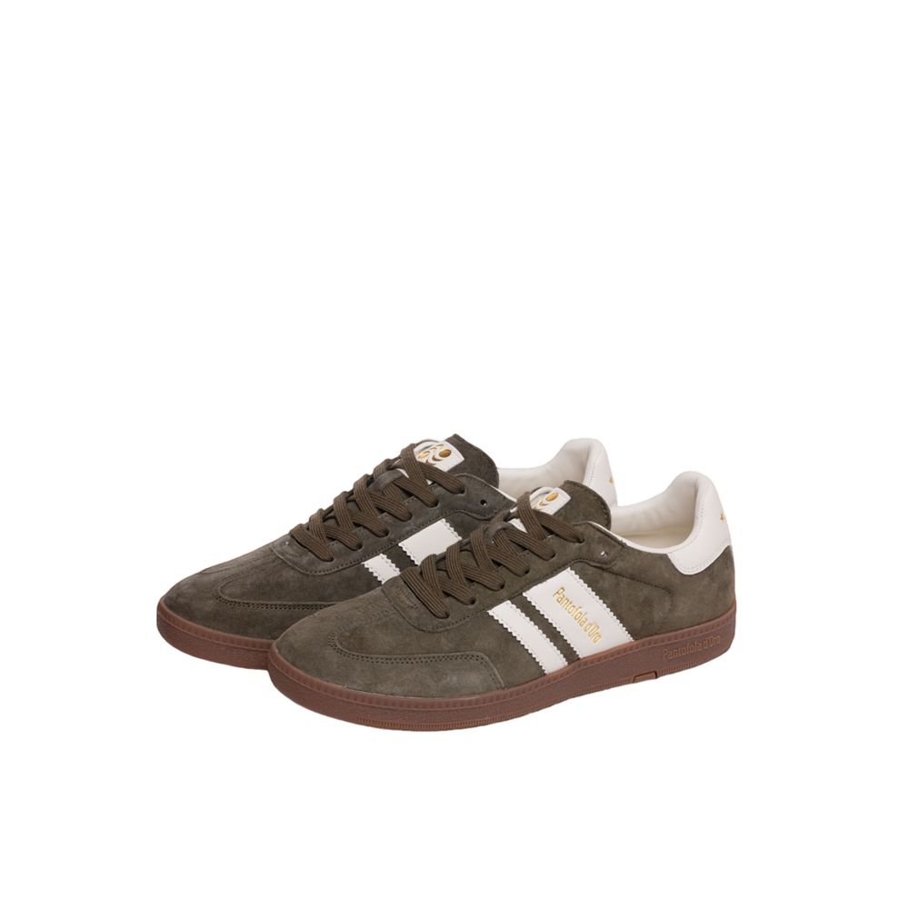 Pantofola D'Oro Green Suede Men's Men's Sneaker