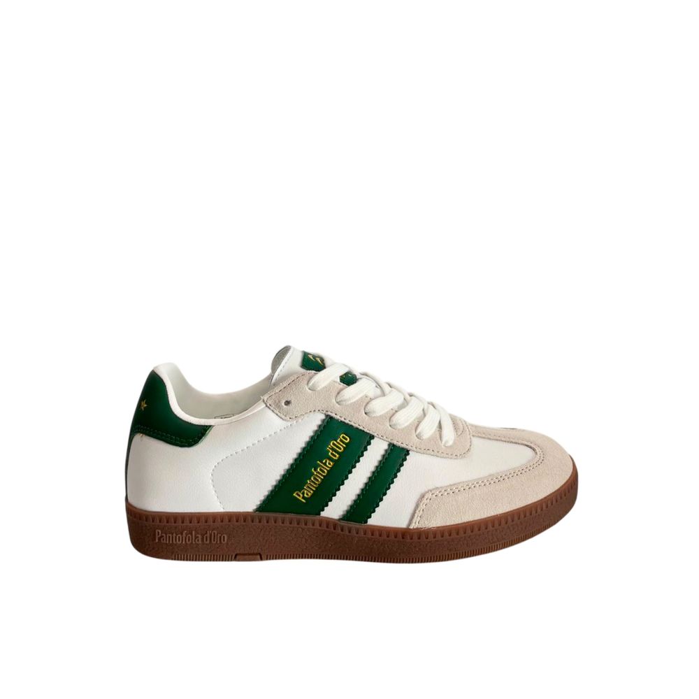 Pantofola D'Oro Green Suede Men Men's Sneakers