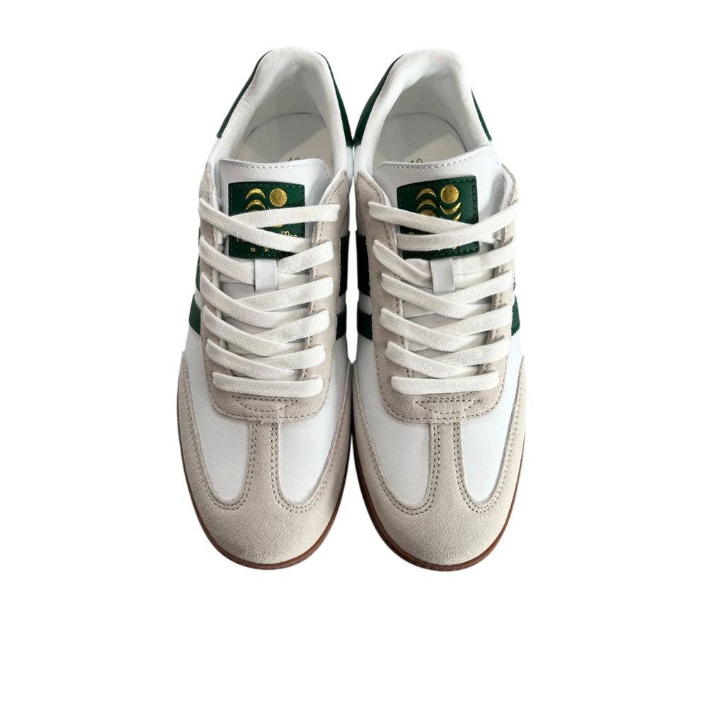 Pantofola D'Oro Green Suede Men Men's Sneakers