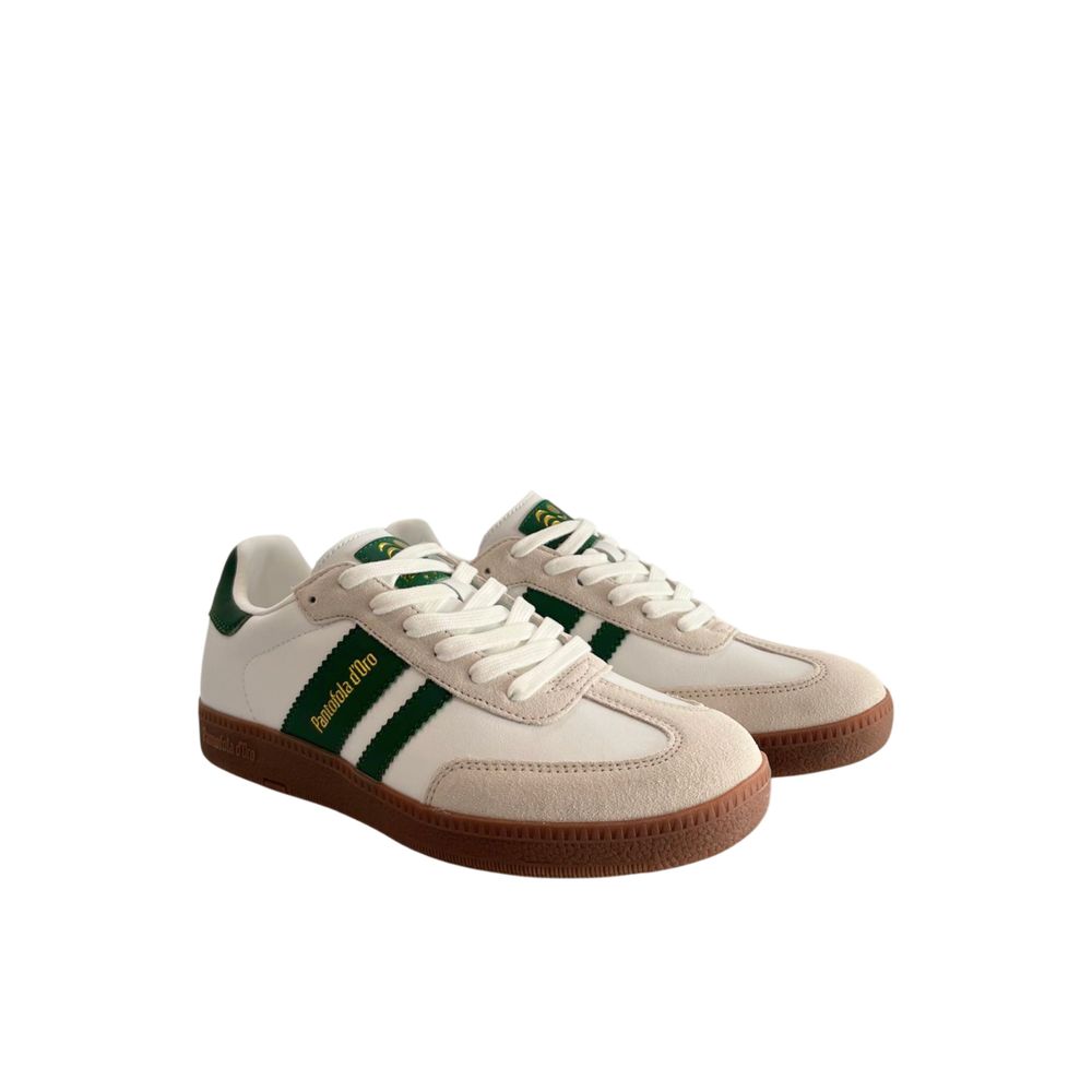 Pantofola D'Oro Green Suede Men Men's Sneakers