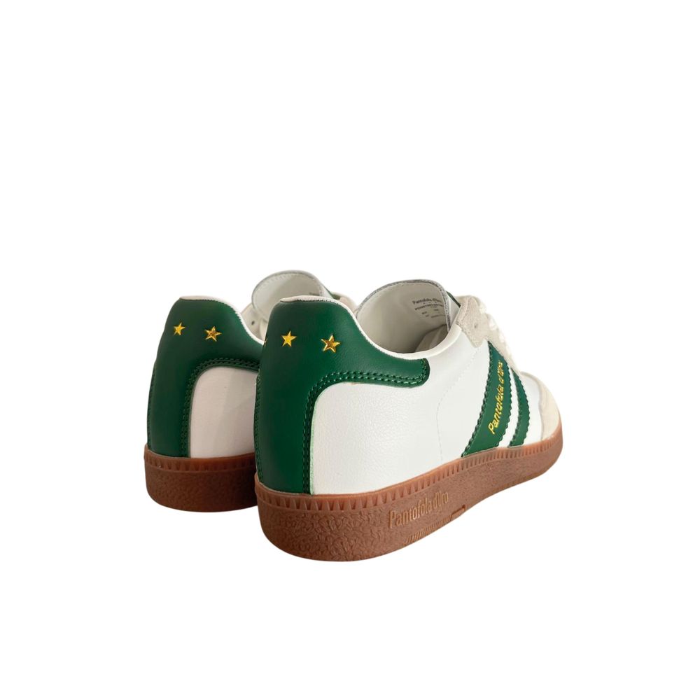 Pantofola D'Oro Green Suede Men Men's Sneakers