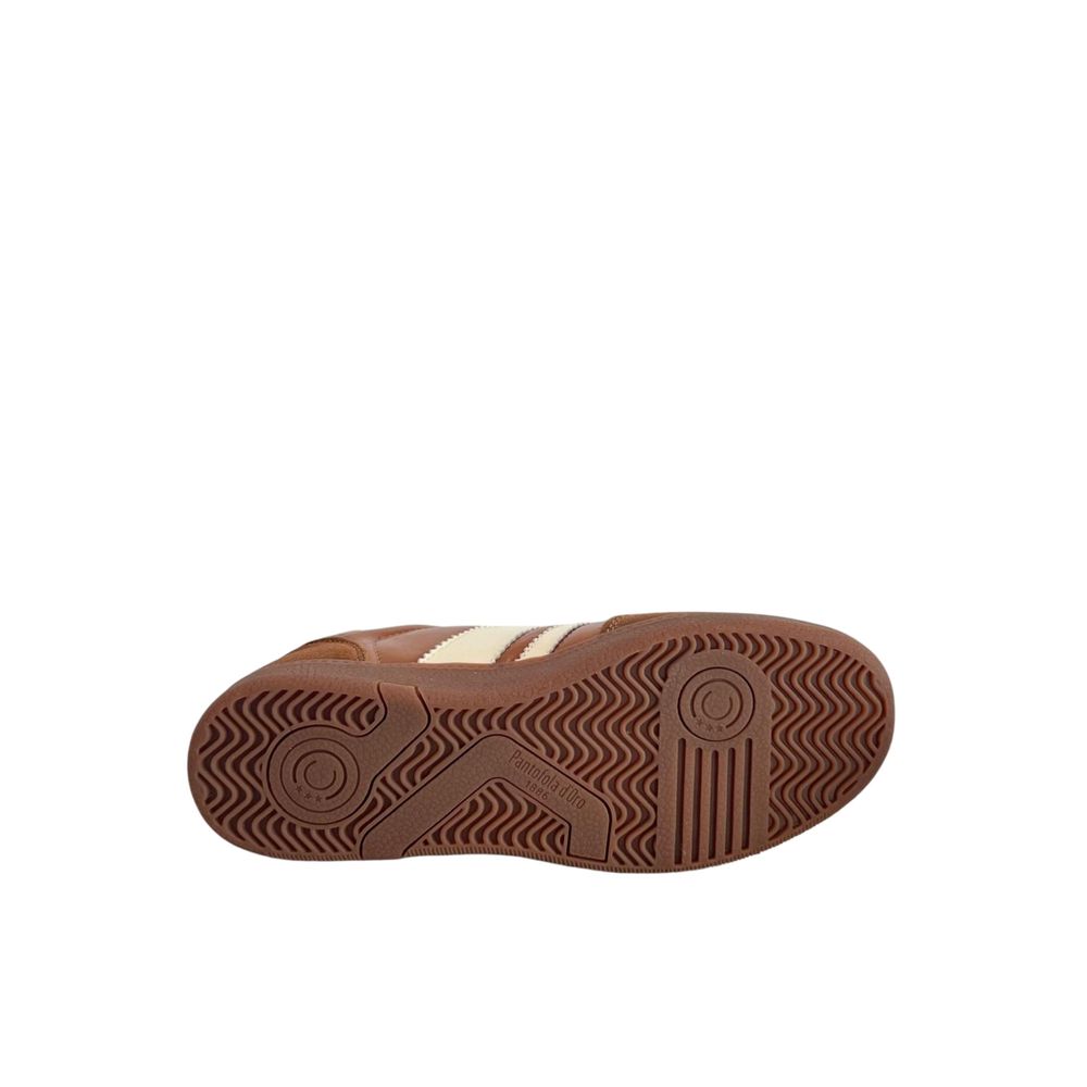 Pantofola D'Oro Brown Suede Men Men's Sneaker