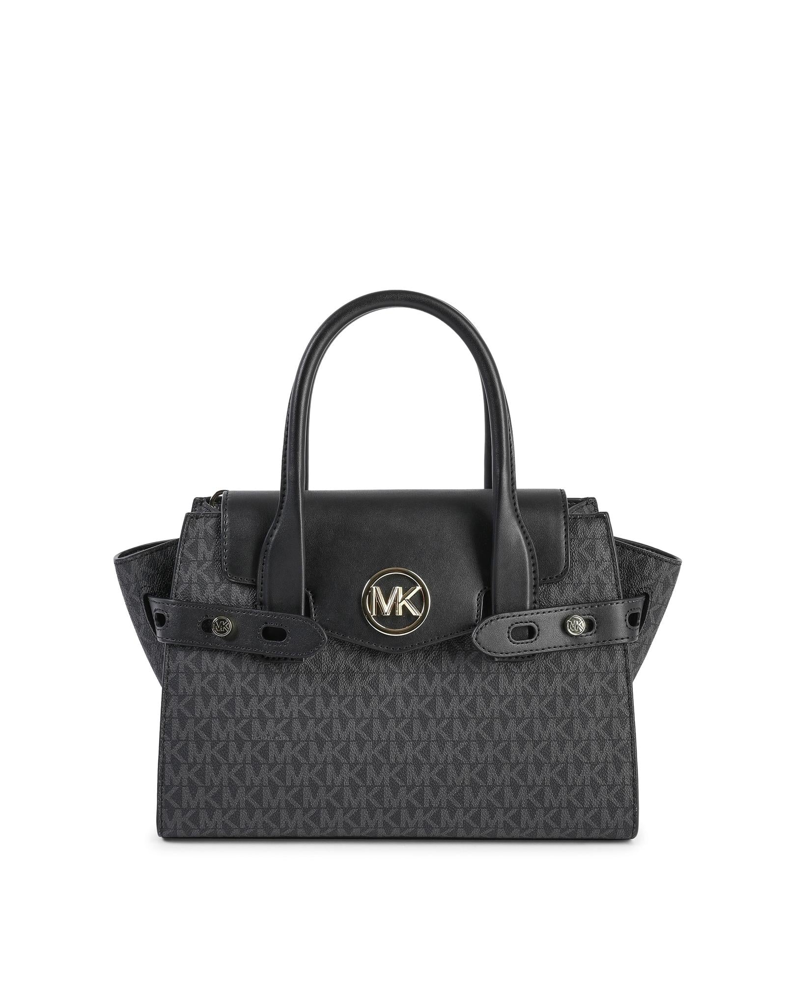 Michael Kors Black Pvc Satchel Women's Bag