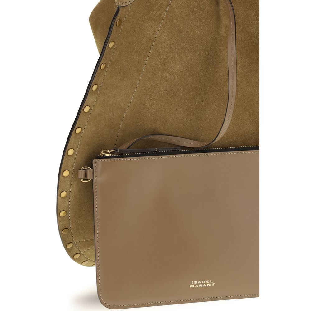 Isabel Marant Brown Calf Leather Bos Taurus Shoulder Women's Bag