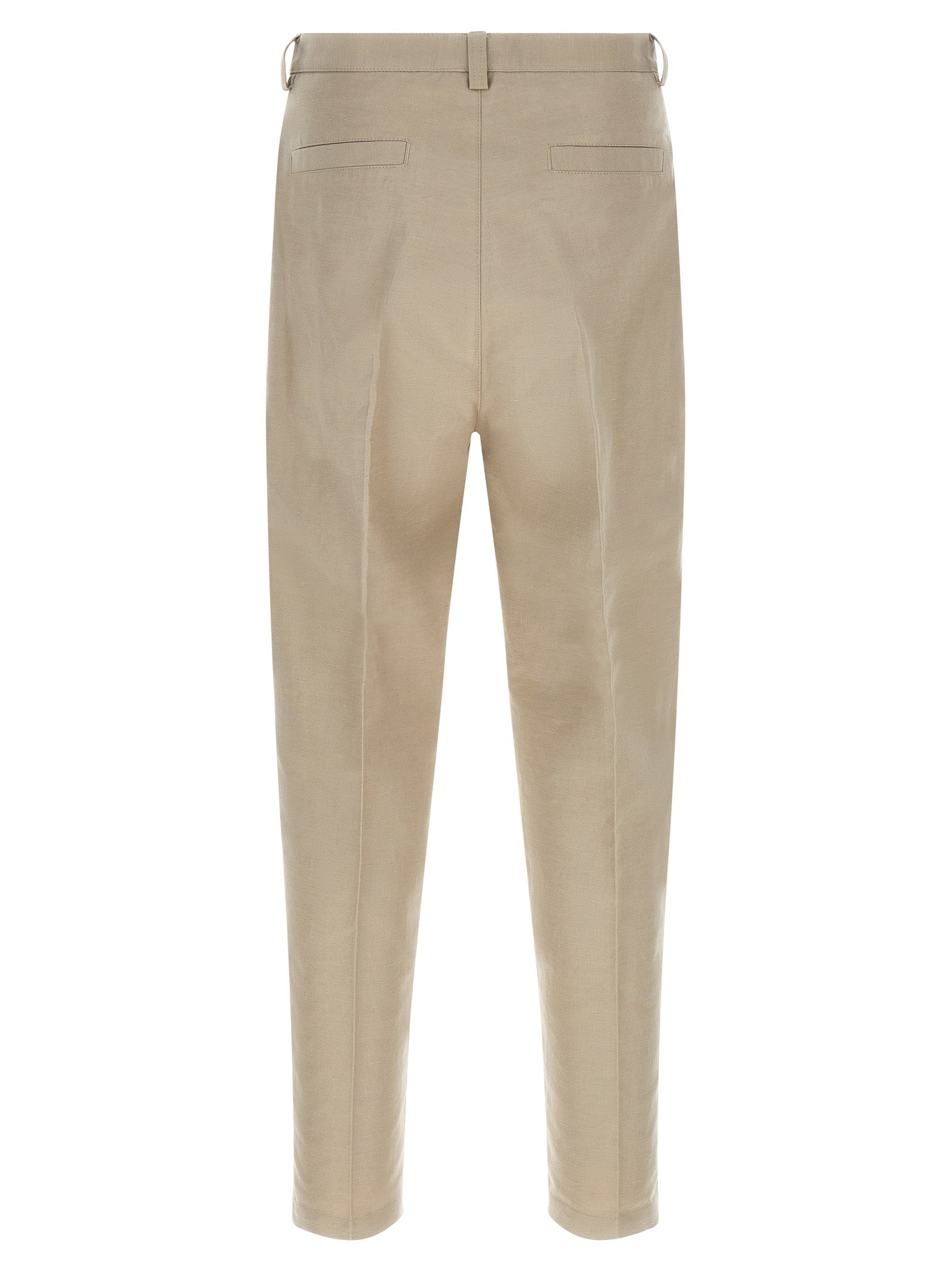 Brunello Cucinelli Brown Cotton Casual Men's Pants