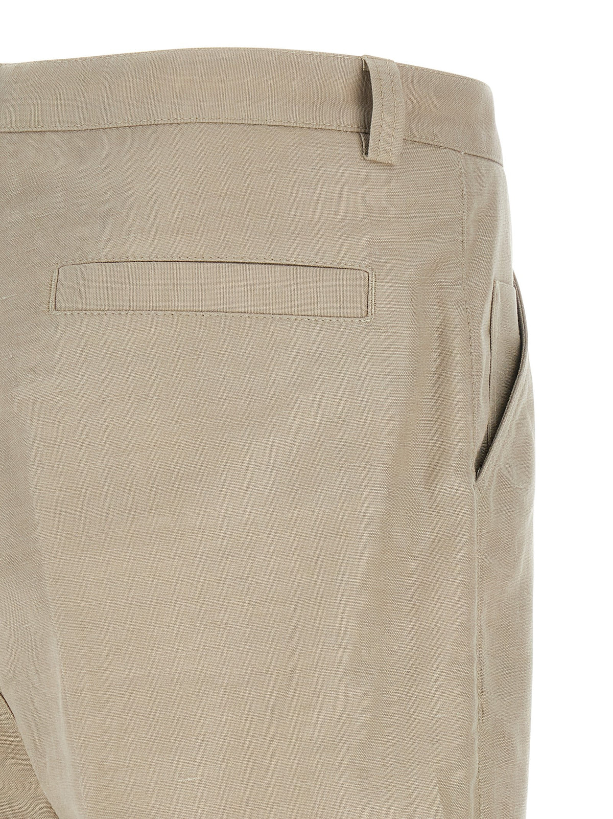 Brunello Cucinelli Brown Cotton Casual Men's Pants
