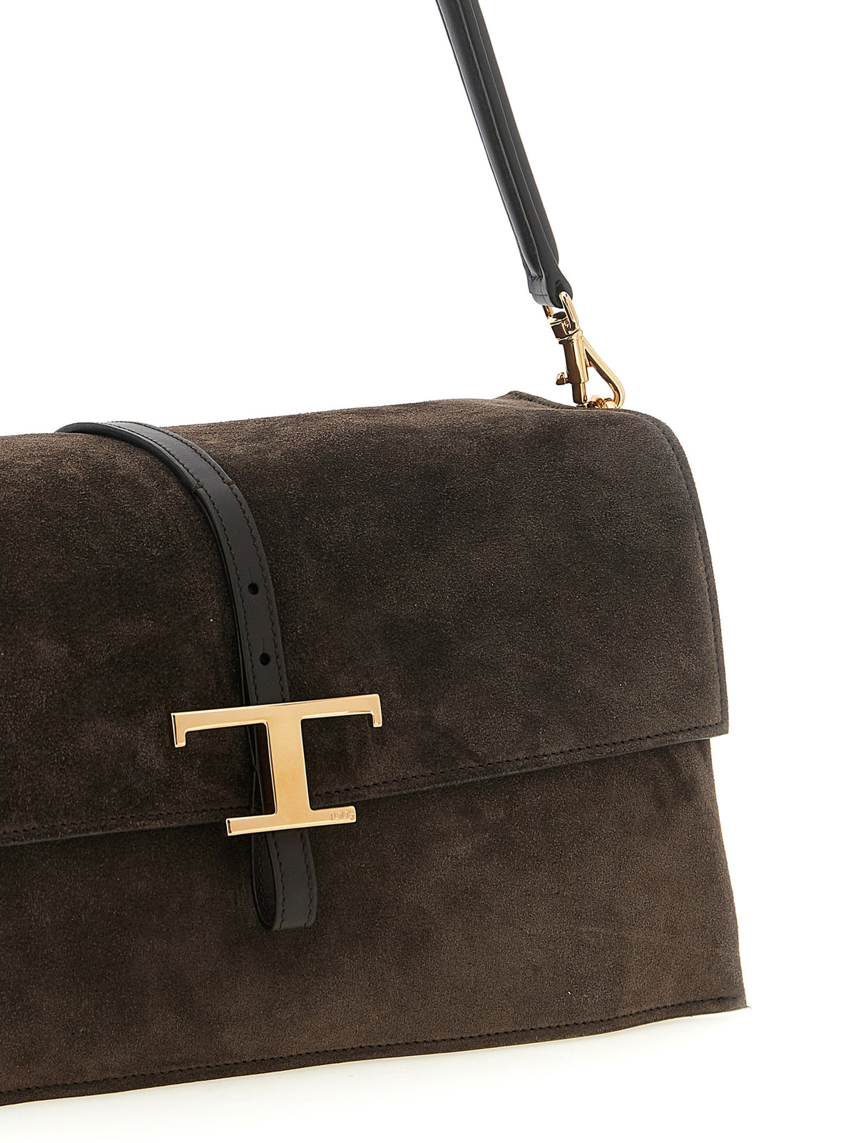 Tod's Brown Calfskin Shoulder Women's Bag