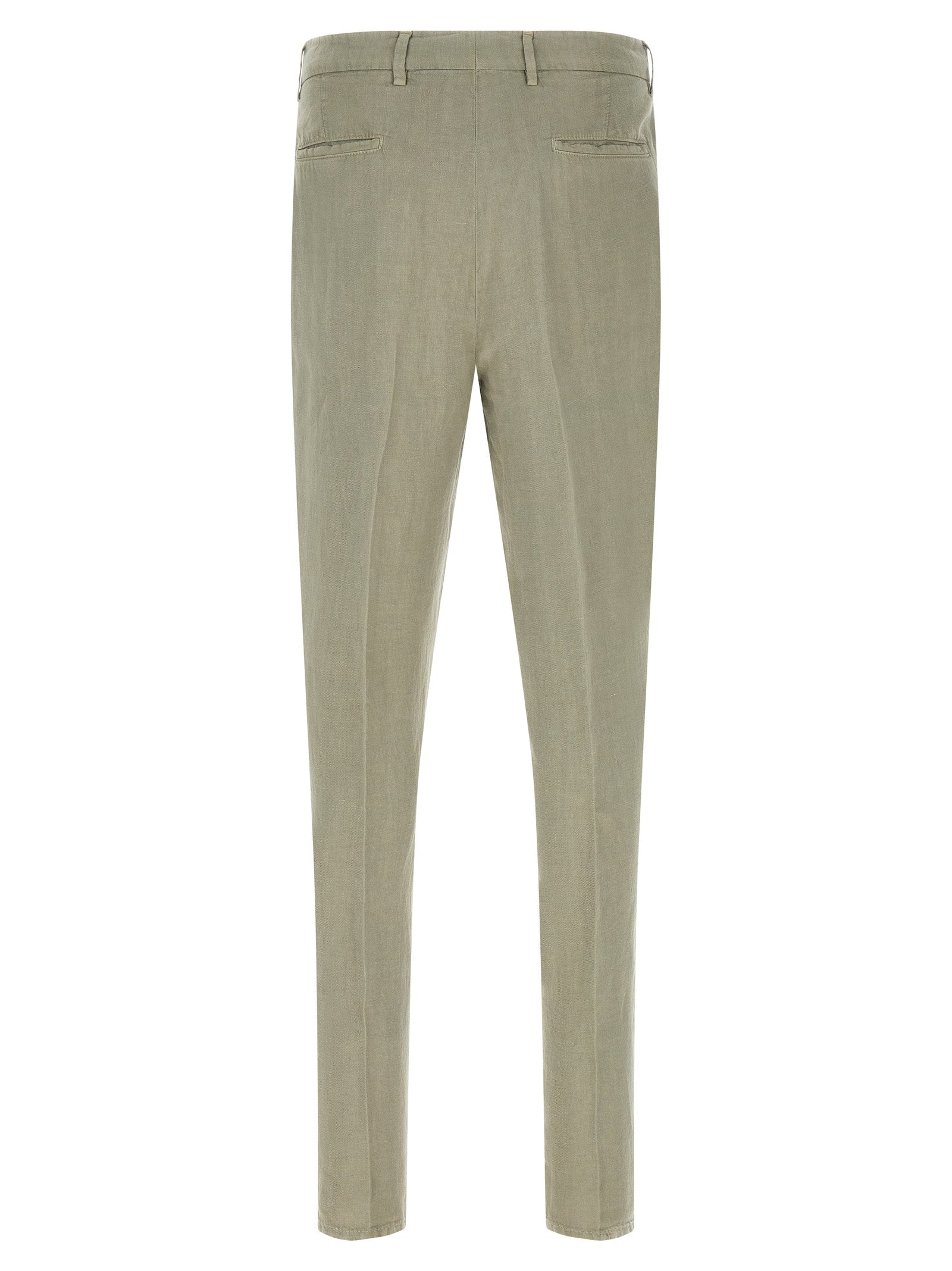 Brunello Cucinelli Bicolor Linen Casual Men's Pants