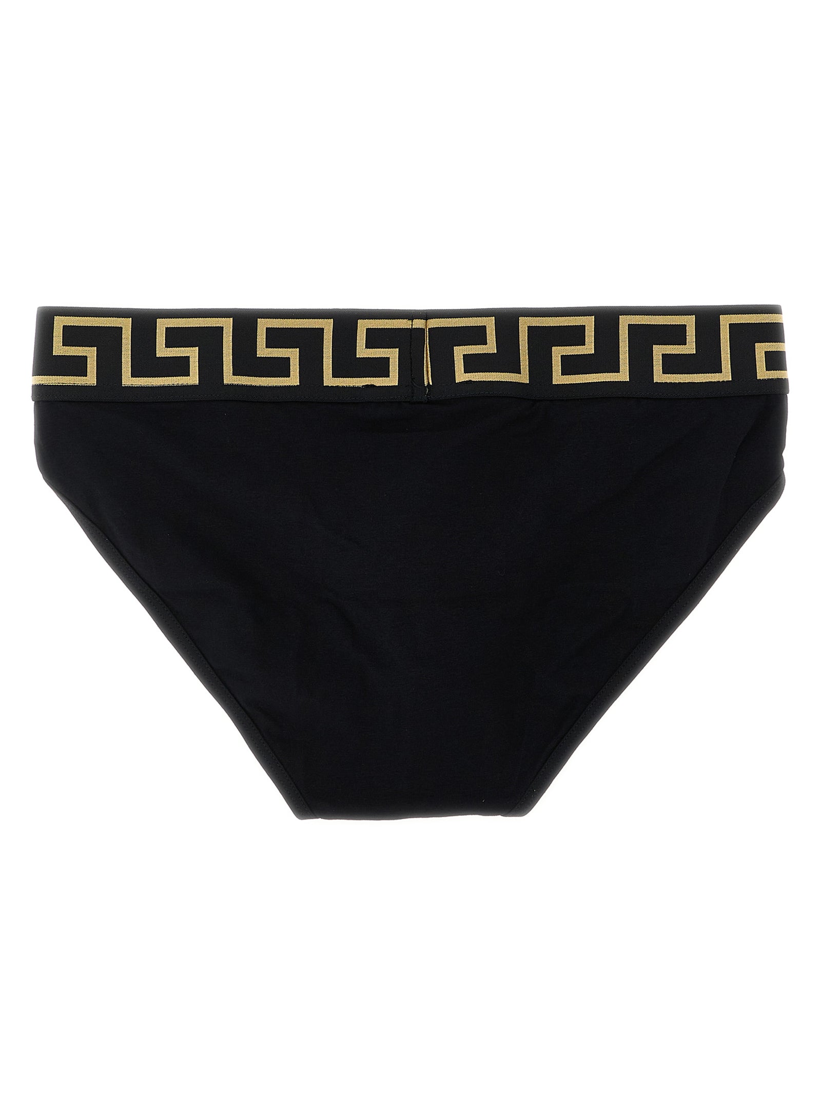 Versace Black Cotton Men's Briefs