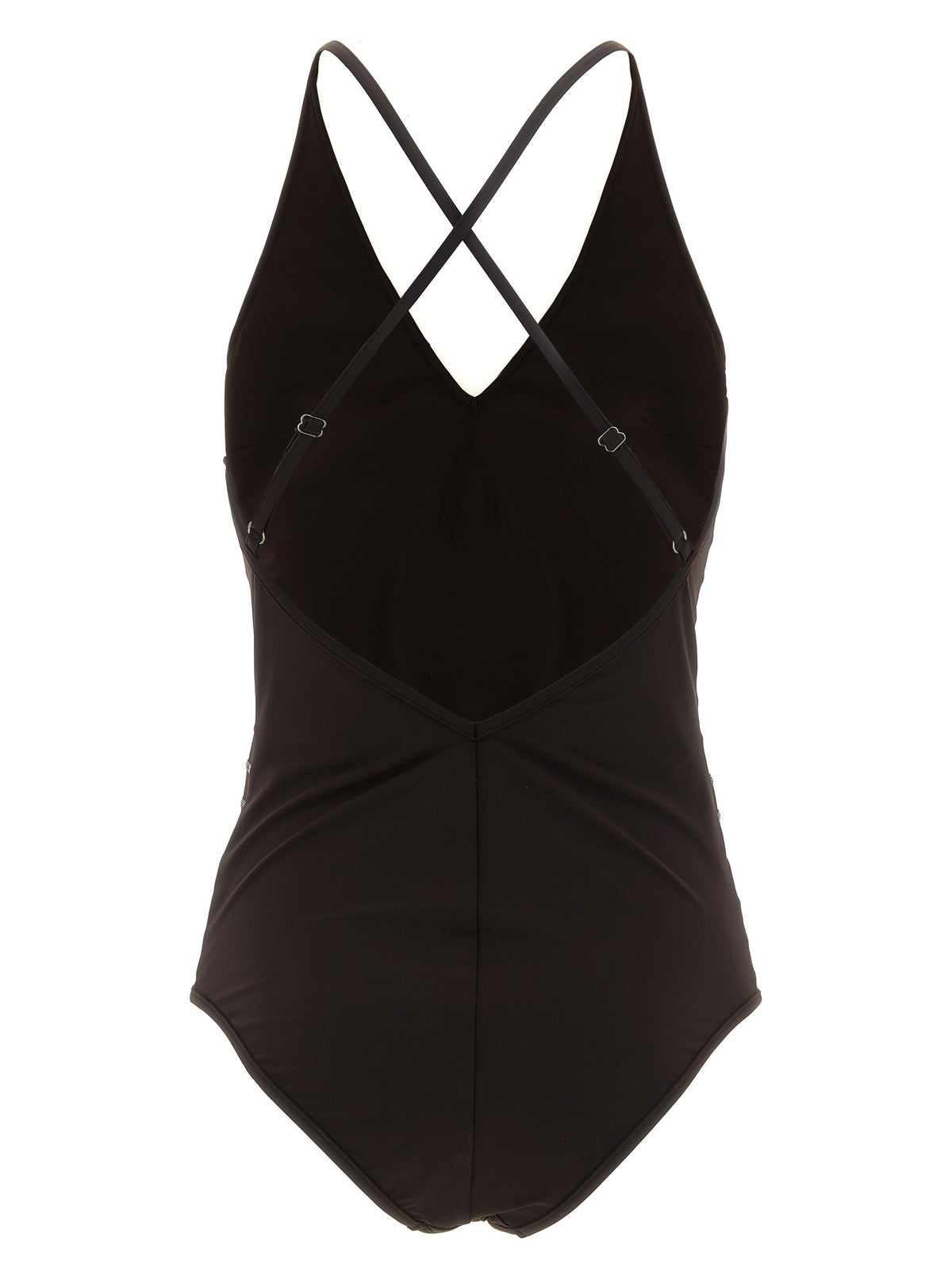 Brunello Cucinelli Brown Polyamide One-Piece Women's Swimsuit