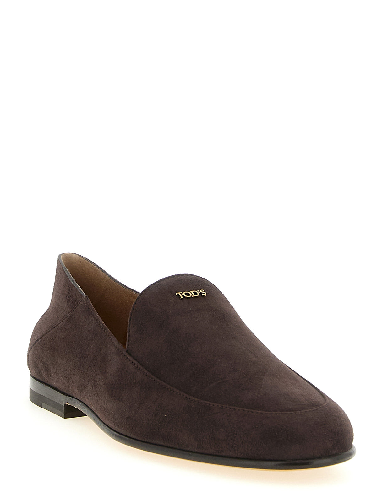 Tod's Brown Goatskin Slip-On Women's Loafers