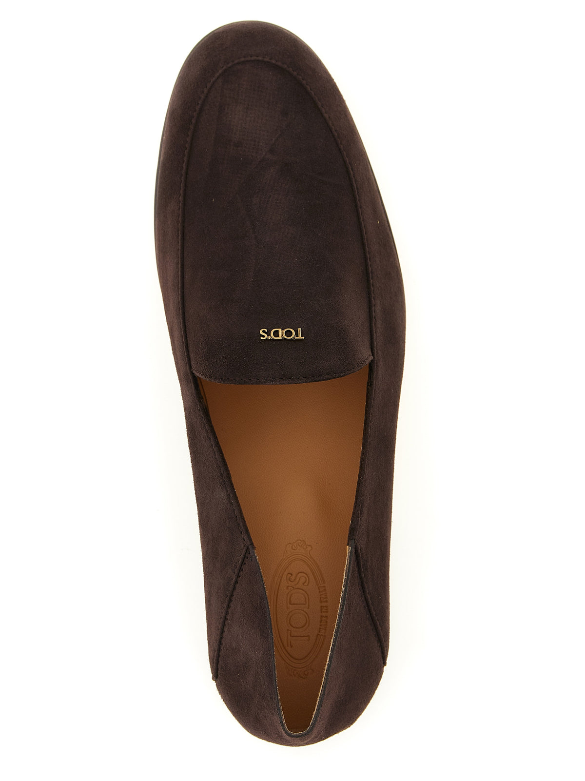 Tod's Brown Goatskin Slip-On Women's Loafers