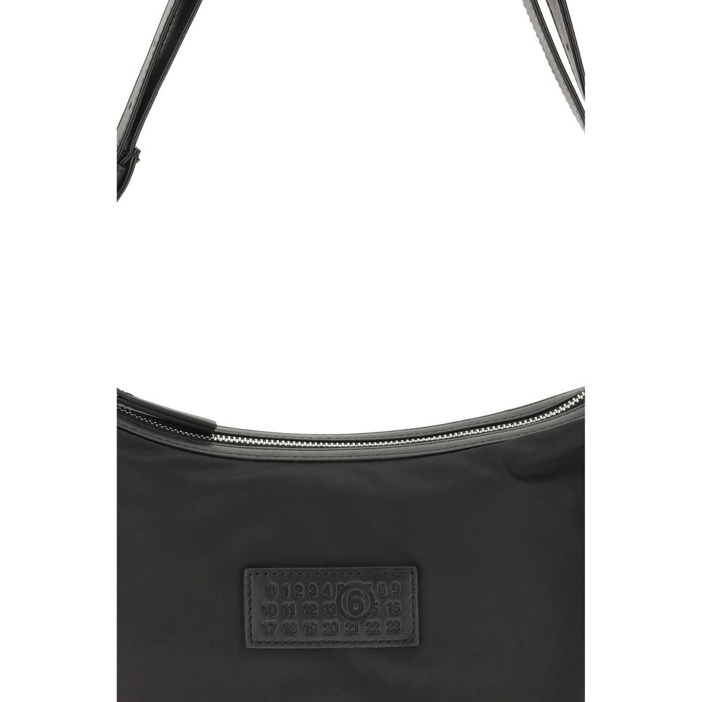 MM6 Black Nylon Shoulder Men's Bag