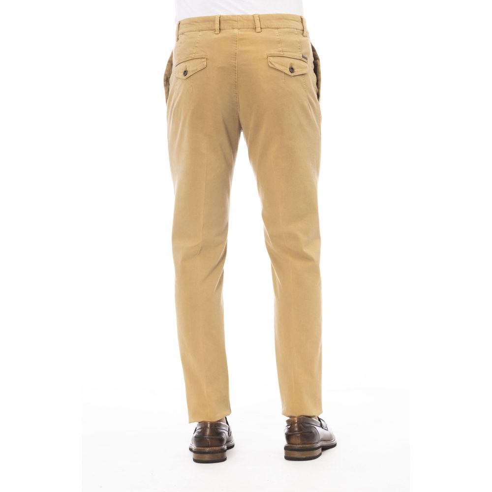 Peserico Beige Cotton Men Men's Pants