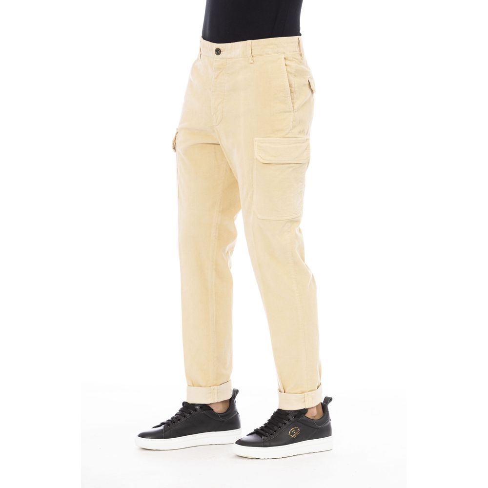 Peserico Beige Cotton Men Men's Pants