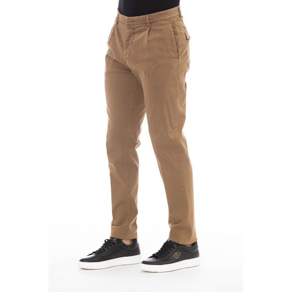 Peserico Beige Cotton Mens Men's Pant