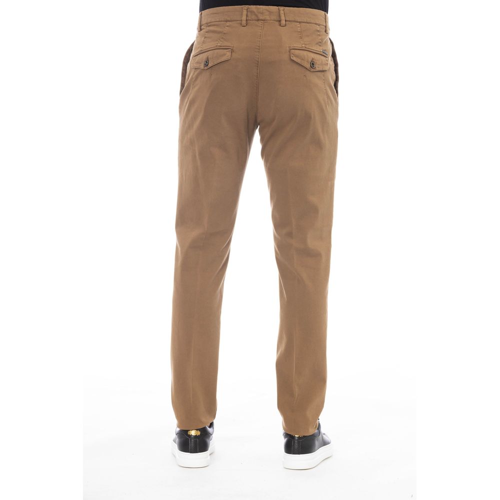 Peserico Beige Cotton Mens Men's Pant