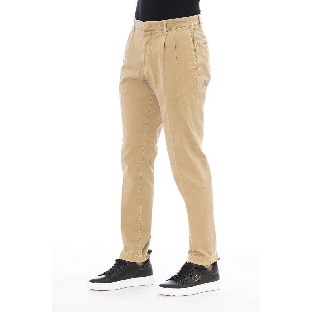 Peserico Beige Cotton Men's Men's Pant