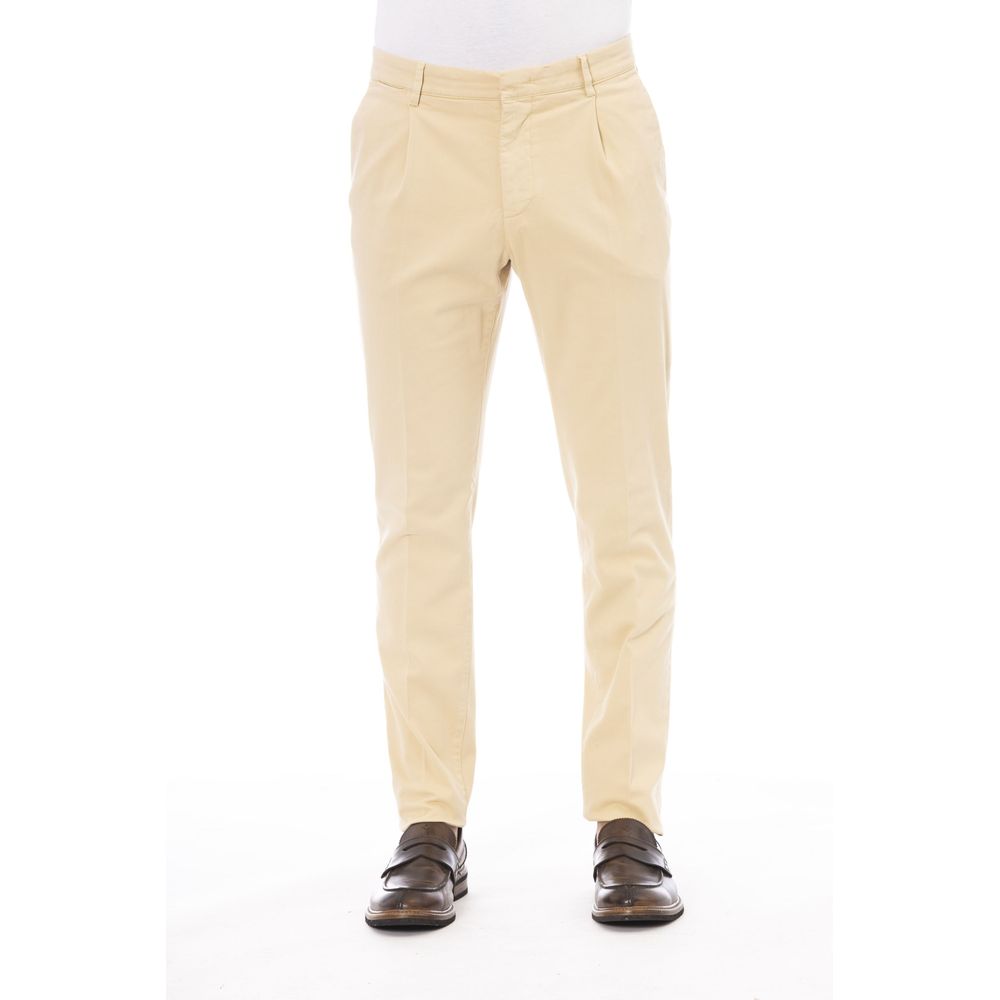 Peserico Beige Cotton Men Men's Pants