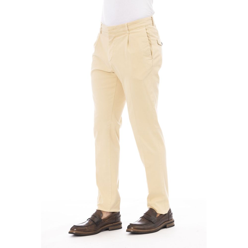 Peserico Beige Cotton Men Men's Pants
