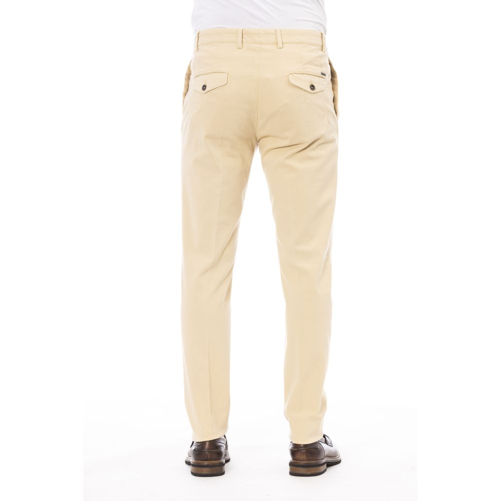 Peserico Beige Cotton Men Men's Pants